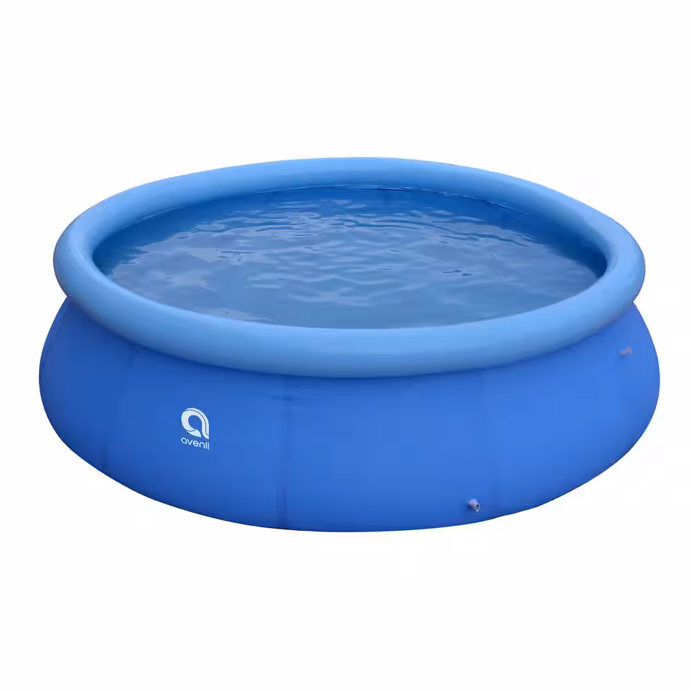 12 ft Round 30 in Deep Inflatable Pool