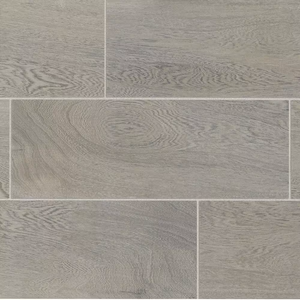 Glenwood Fog 7 in x 20 in Ceramic Floor & Wall Tile, 10.89 sq ft per Case