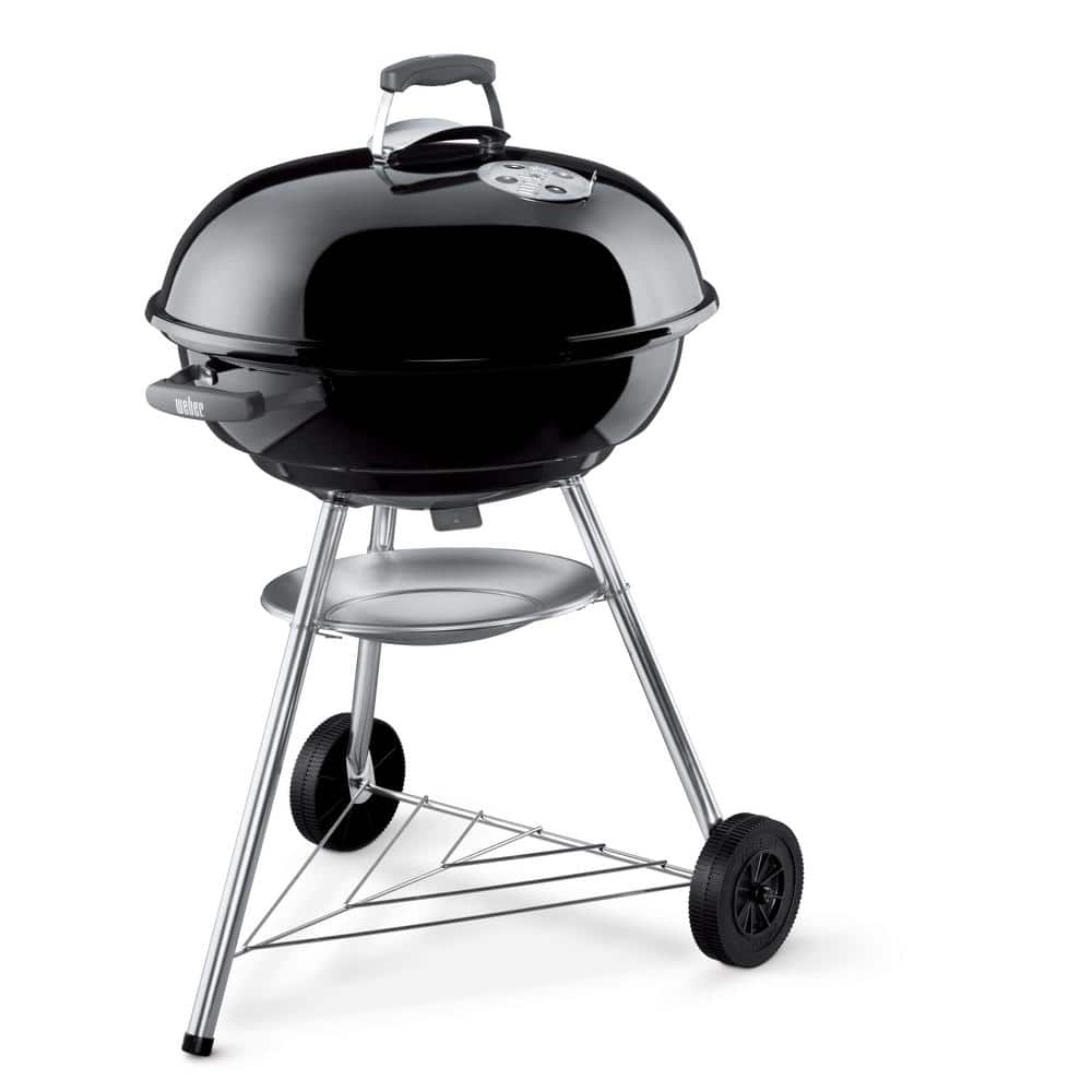 Jumbo Joe 22 in. Charcoal Grill, Black with Steel Cooking Grate
